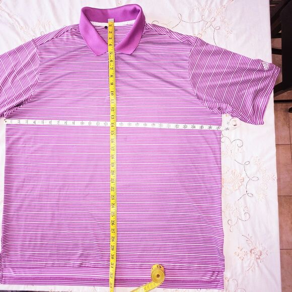 Adidas Golf XL Climacool Striped Tee Active - Picture 2 of 6